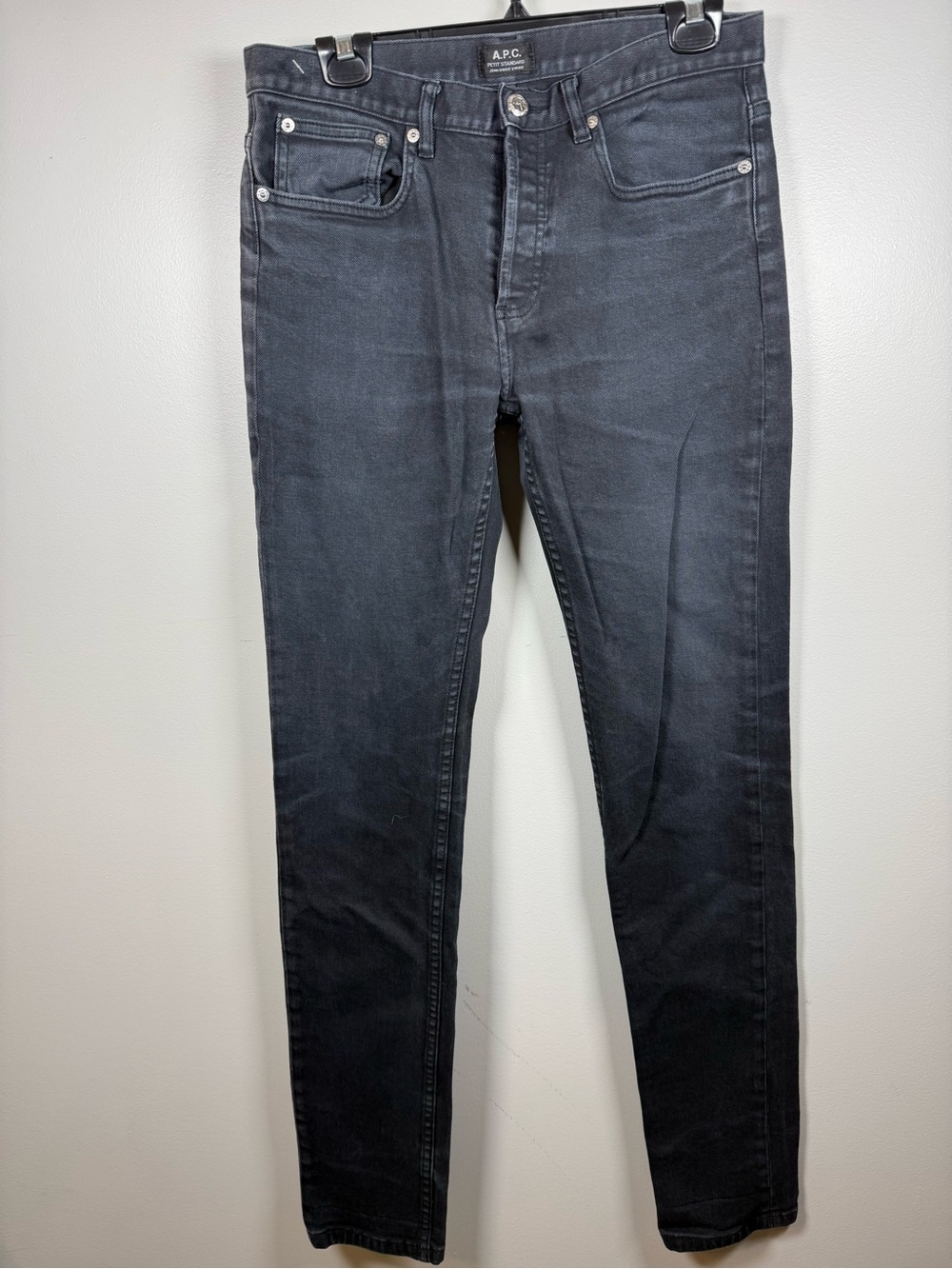 A.P.C. | Men’s Petit Standard Faded Black Jeans Size 30